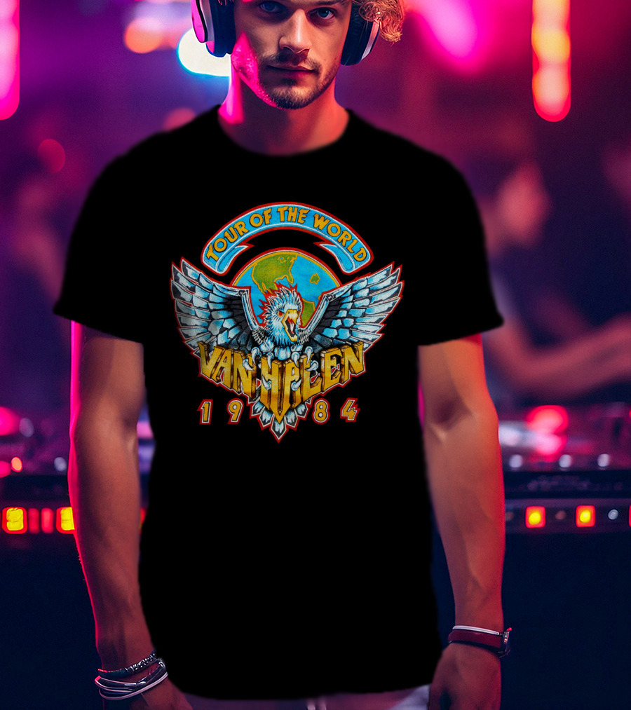 Tour Of The World Van Halen 1984 T-Shirt