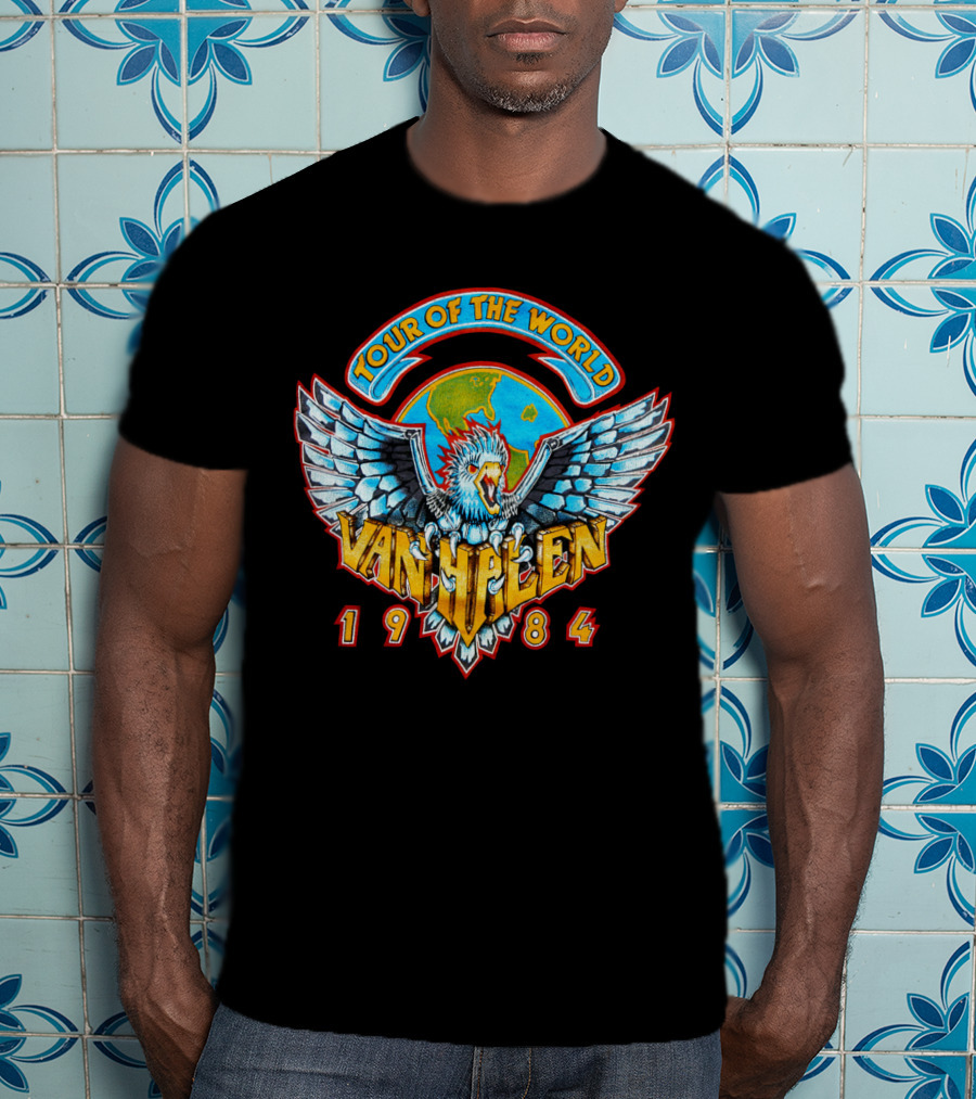 Tour Of The World Van Halen 1984 T-Shirt