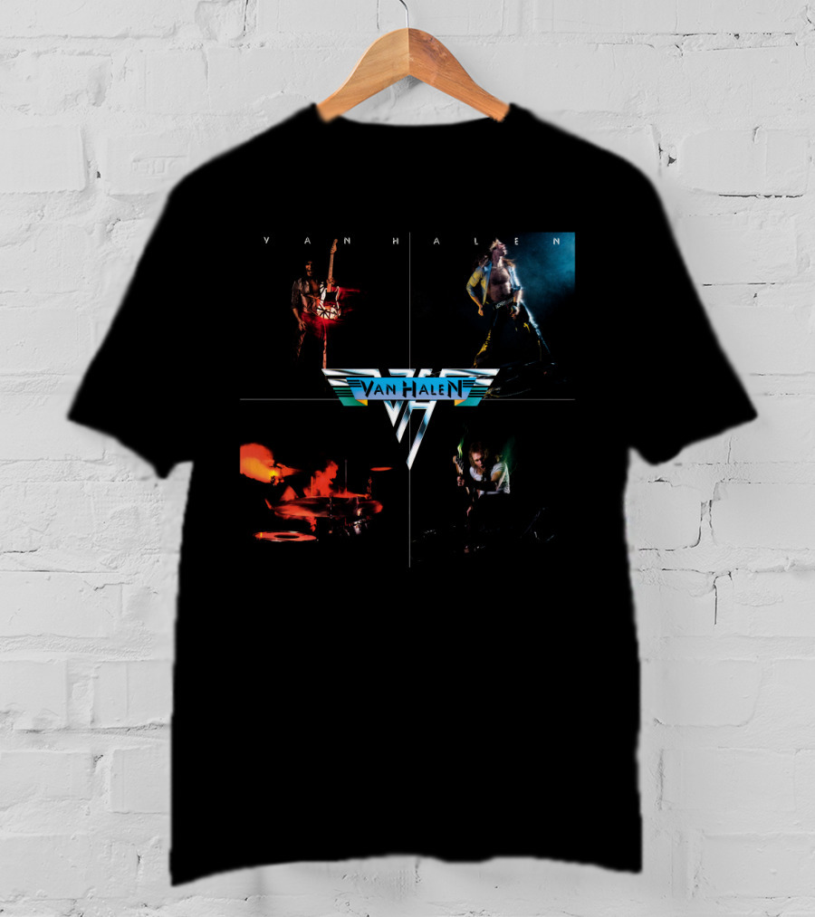 Van Halen Classic Band Montage Vhl 18 T-Shirt