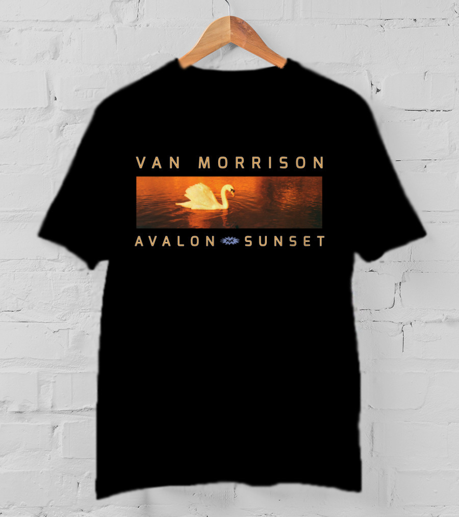 VAN MORRISON AVALON SUNSET Swan Scene T-Shirt