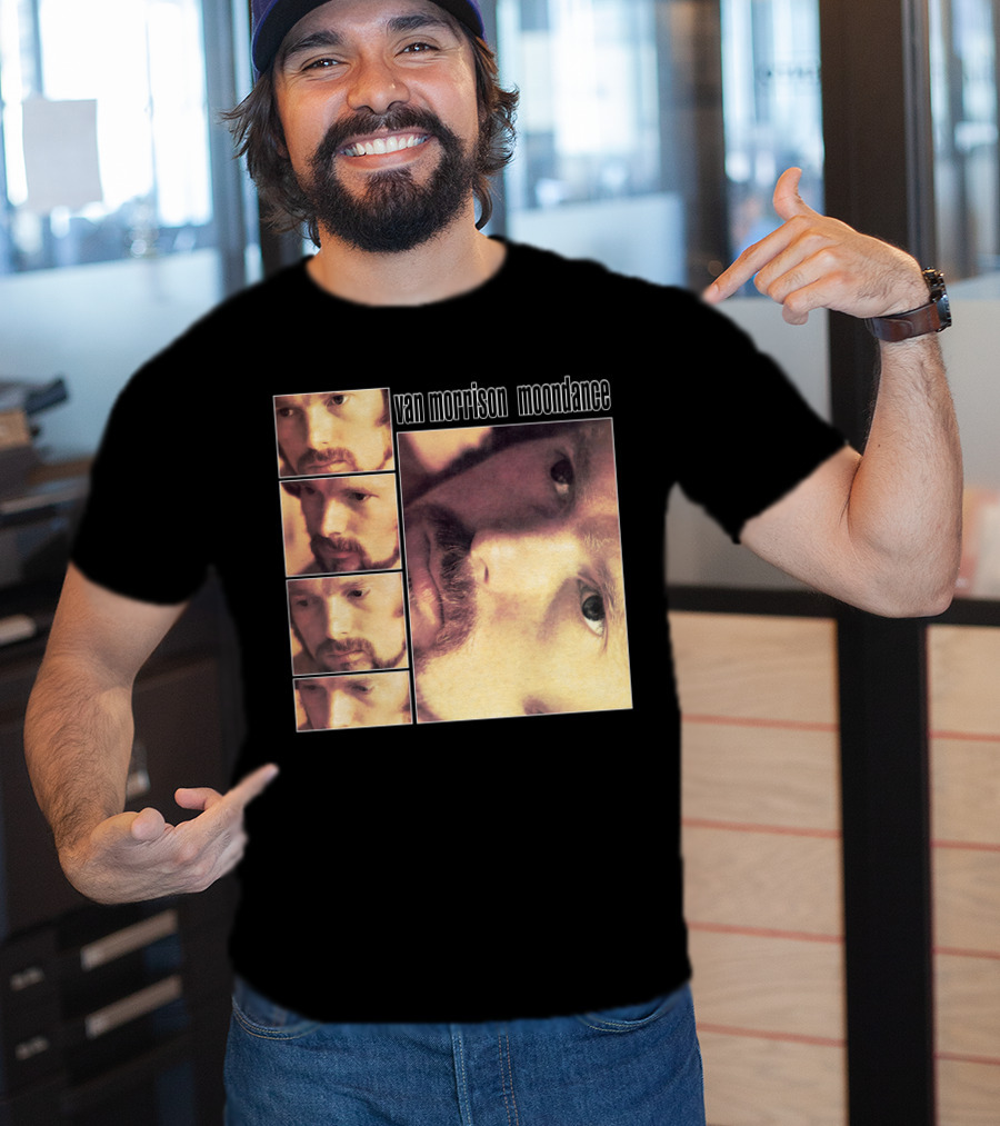 Van Morrison Moondance Album Cover Montage T-Shirt