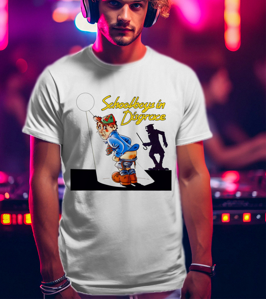 TKK 02 Schoolboys In Disgrace Animation Style Illustration With Shadow Scene T-Shirt