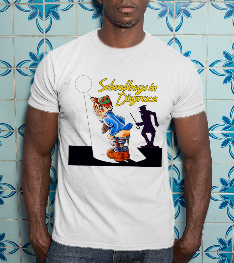 TKK 02 Schoolboys In Disgrace Animation Style Illustration With Shadow Scene T-Shirt