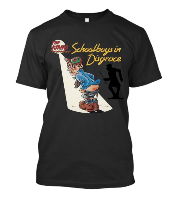The Kinks Schoolboys In Disgrace Mischievous Cartoon T-Shirt