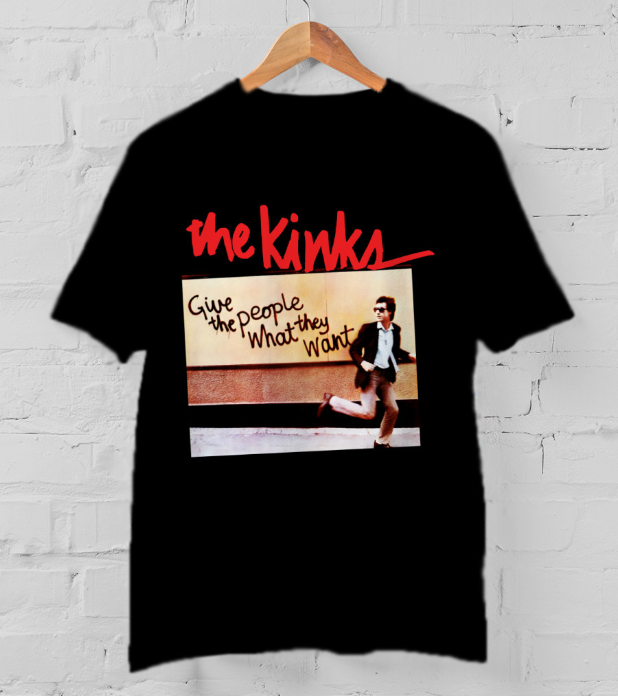 The Kinks Give The People What They Want Running Man Image T-Shirt