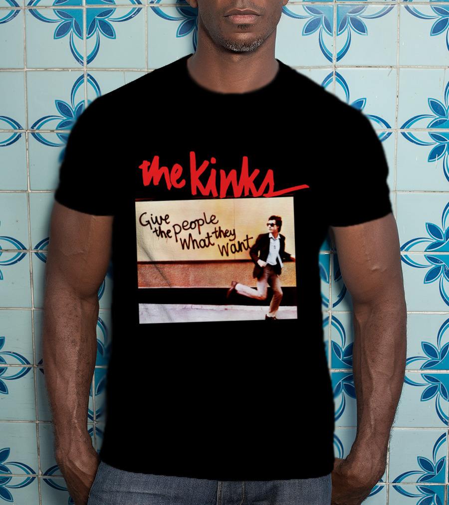 The Kinks Give The People What They Want Running Man Image T-Shirt