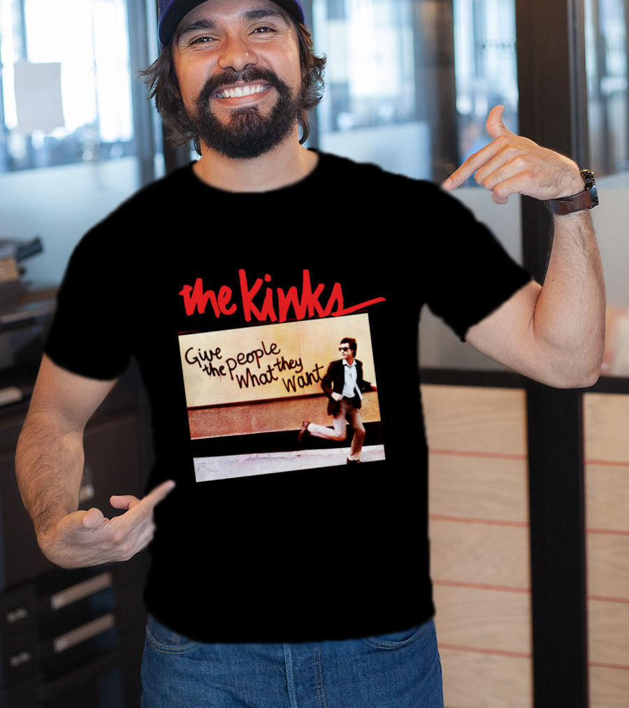 The Kinks Give The People What They Want Running Man Image T-Shirt