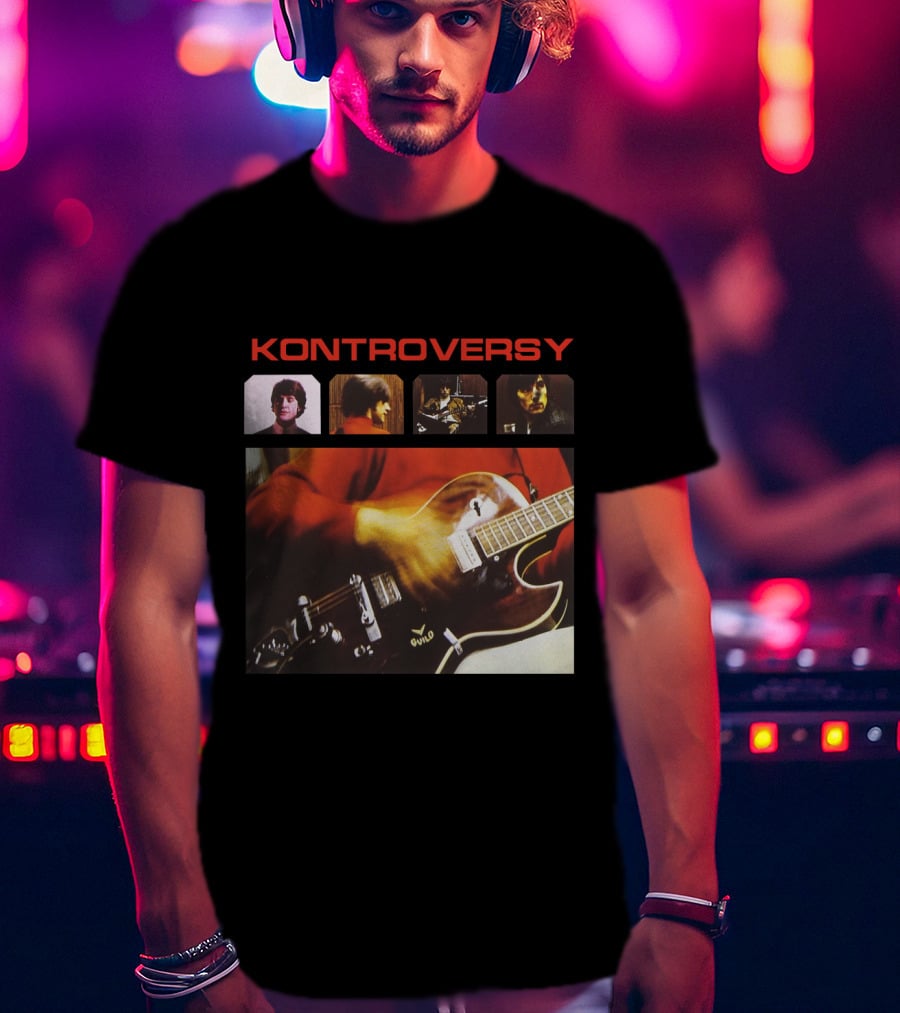 Kontroversy Album Guitar Iconic Band Portraits T-Shirt
