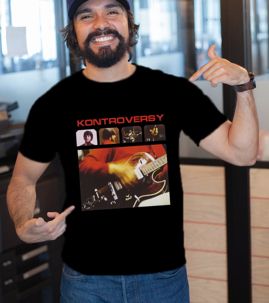 Kontroversy Album Guitar Iconic Band Portraits T-Shirt