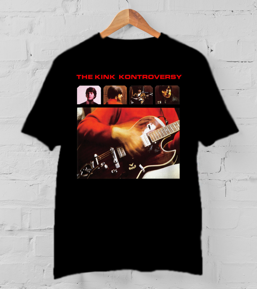 The Kink Kontroversy Album Cover Guitar Photography T-Shirt