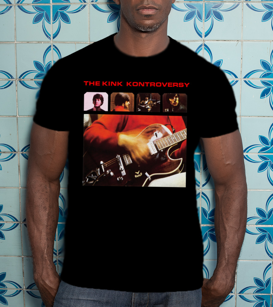 The Kink Kontroversy Album Cover Guitar Photography T-Shirt