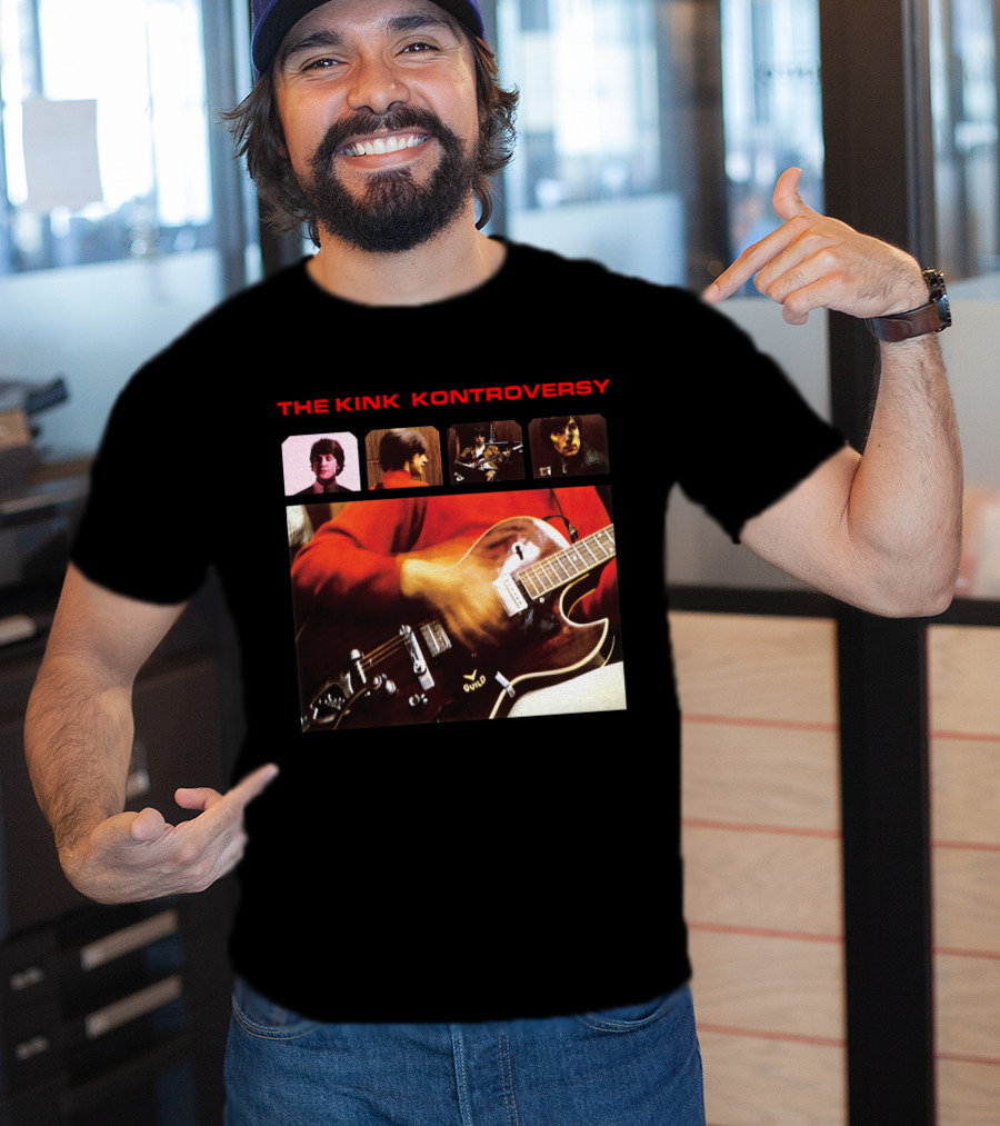 The Kink Kontroversy Album Cover Guitar Photography T-Shirt