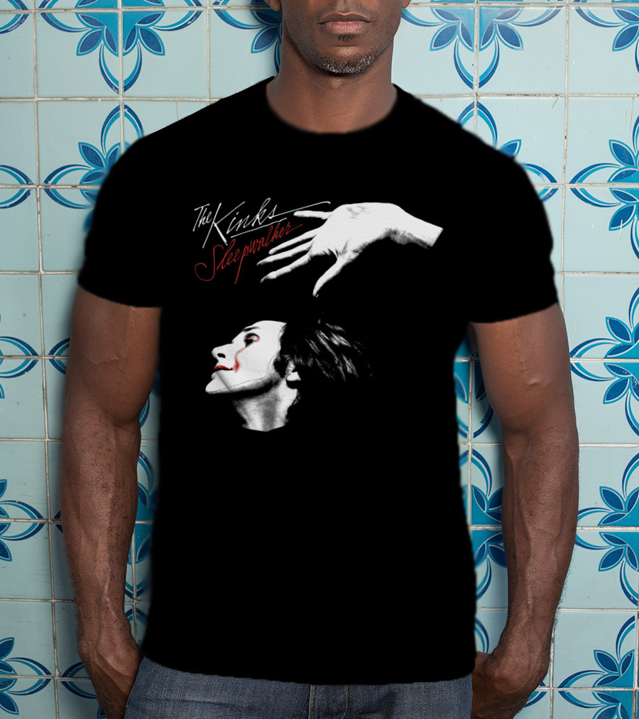 The Kinks Sleepwalker Vintage Album Cover Image T-Shirt