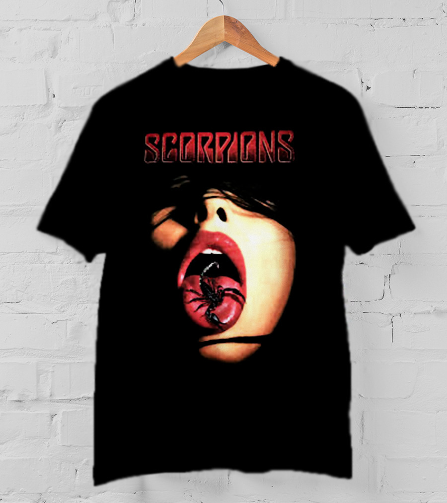 SCORPIONS Face And Mouth With Scorpion T-Shirt