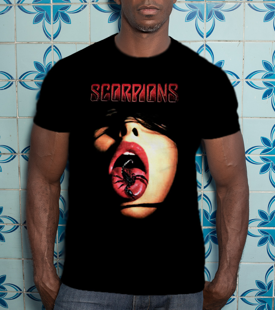 SCORPIONS Face And Mouth With Scorpion T-Shirt