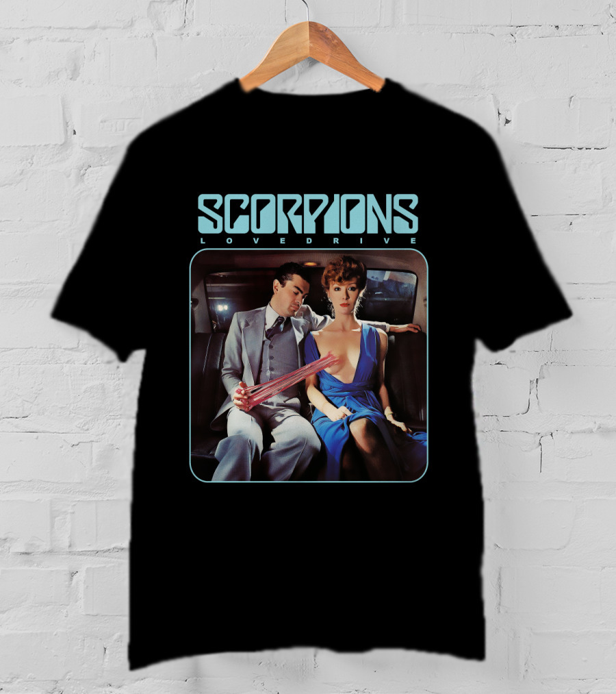 Scorpions Lovedrive Album Cover Scp T-Shirt