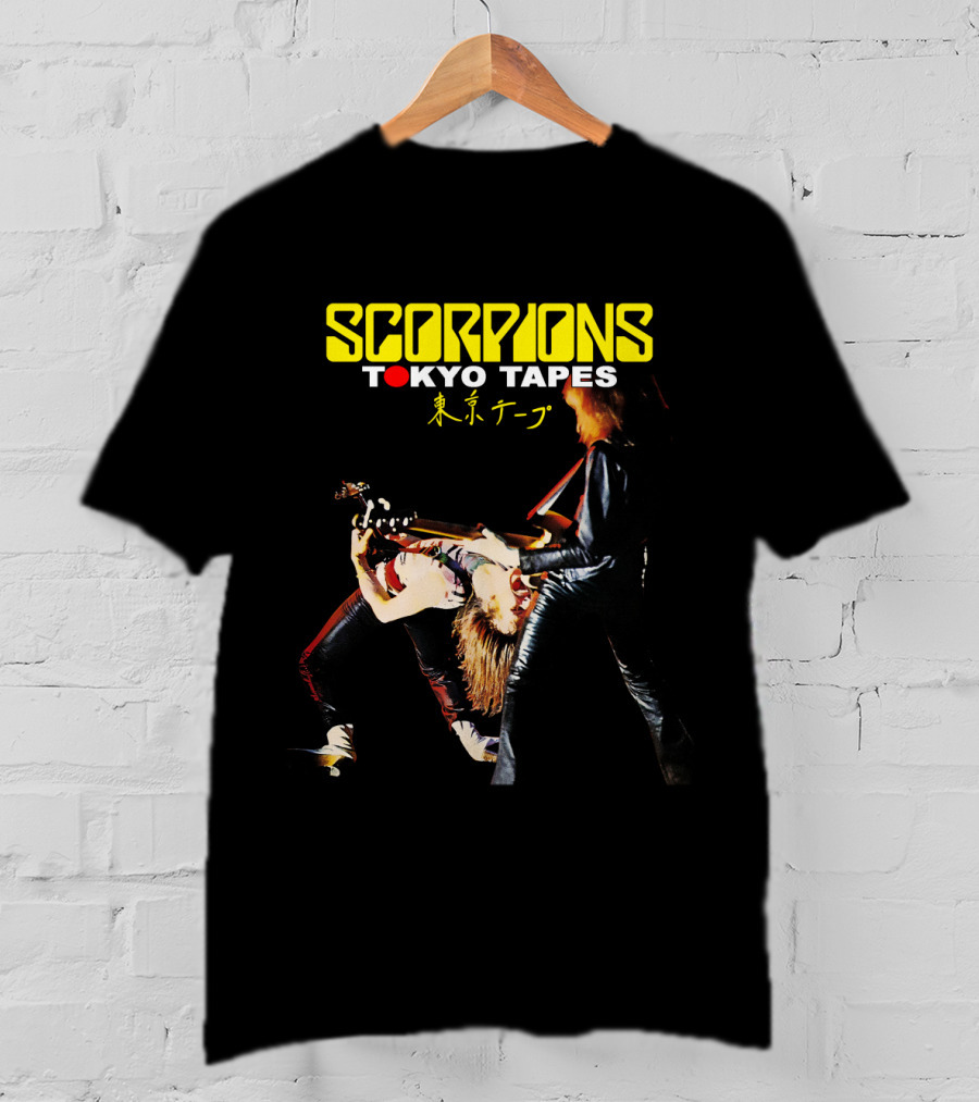 Scorpions Tokyo Tapes Live Performance Japan Rock Band T-Shirt