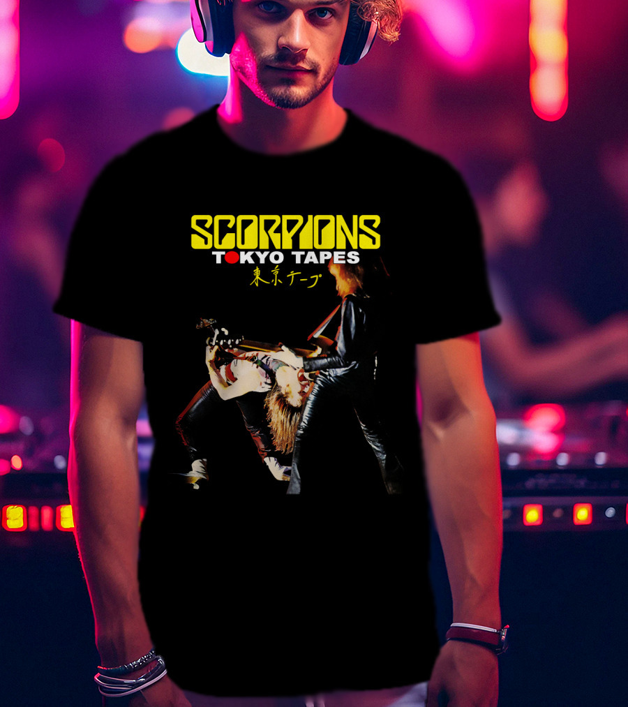 Scorpions Tokyo Tapes Live Performance Japan Rock Band T-Shirt