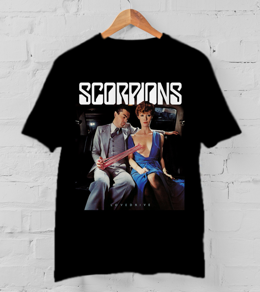 Scorpions Lovedrive Album Cover T-Shirt