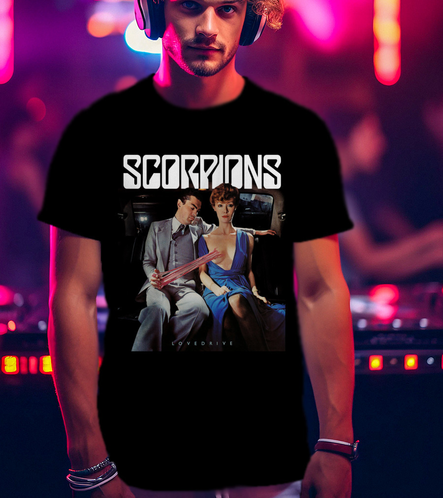 Scorpions Lovedrive Album Cover T-Shirt
