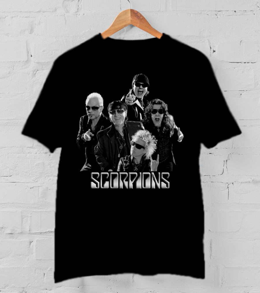 Scorpions Band Iconic Group Pose Rock Legend T-Shirt