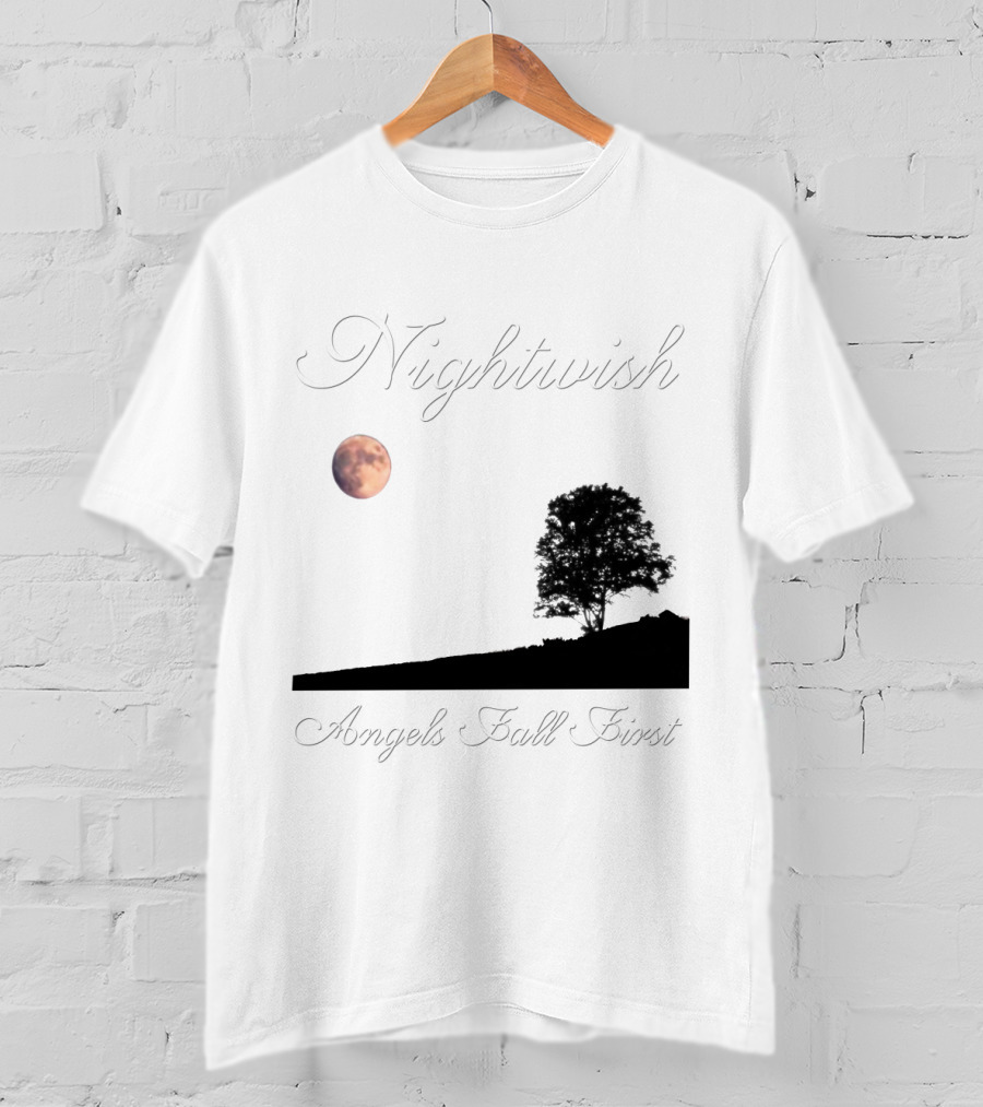 Nightwish Angels Fall First Moon And Tree T-Shirt