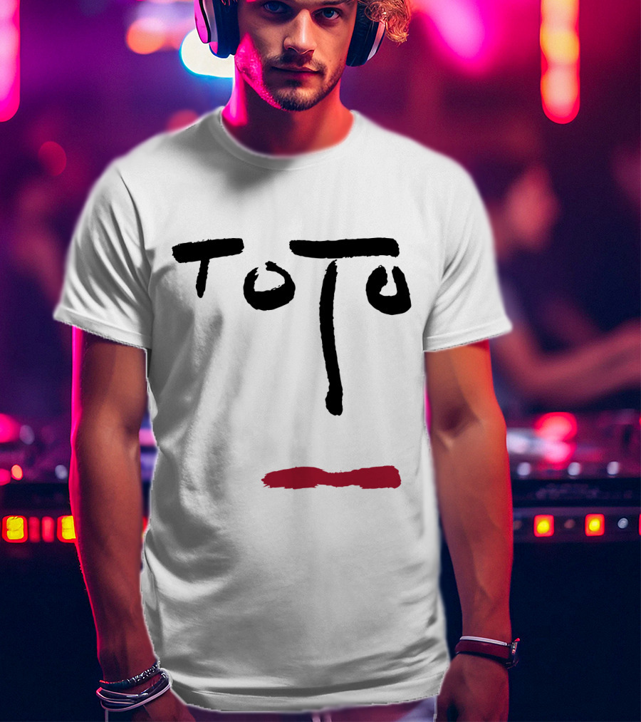 TOTO Turn Back 08 Minimalist Face T-Shirt