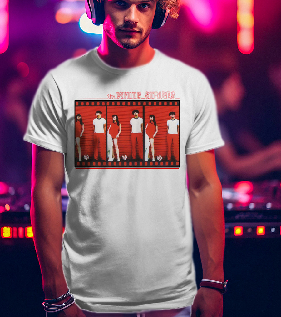 The White Stripes Red Filmstrip T-Shirt