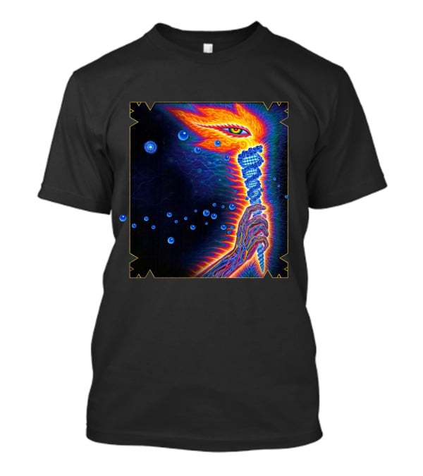 Psychedelic Visionary Art With Vibrant Cosmic T-Shirt