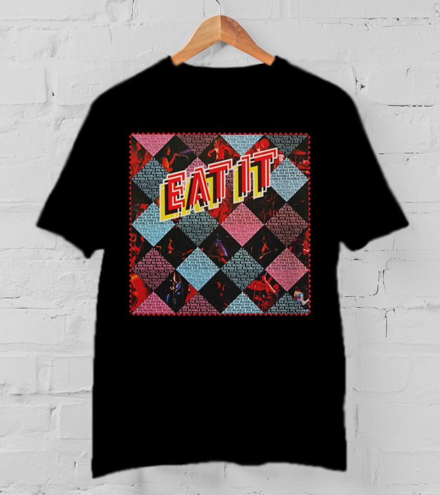 HBP 05 Eat It Vintage Checkerboard Music T-Shirt