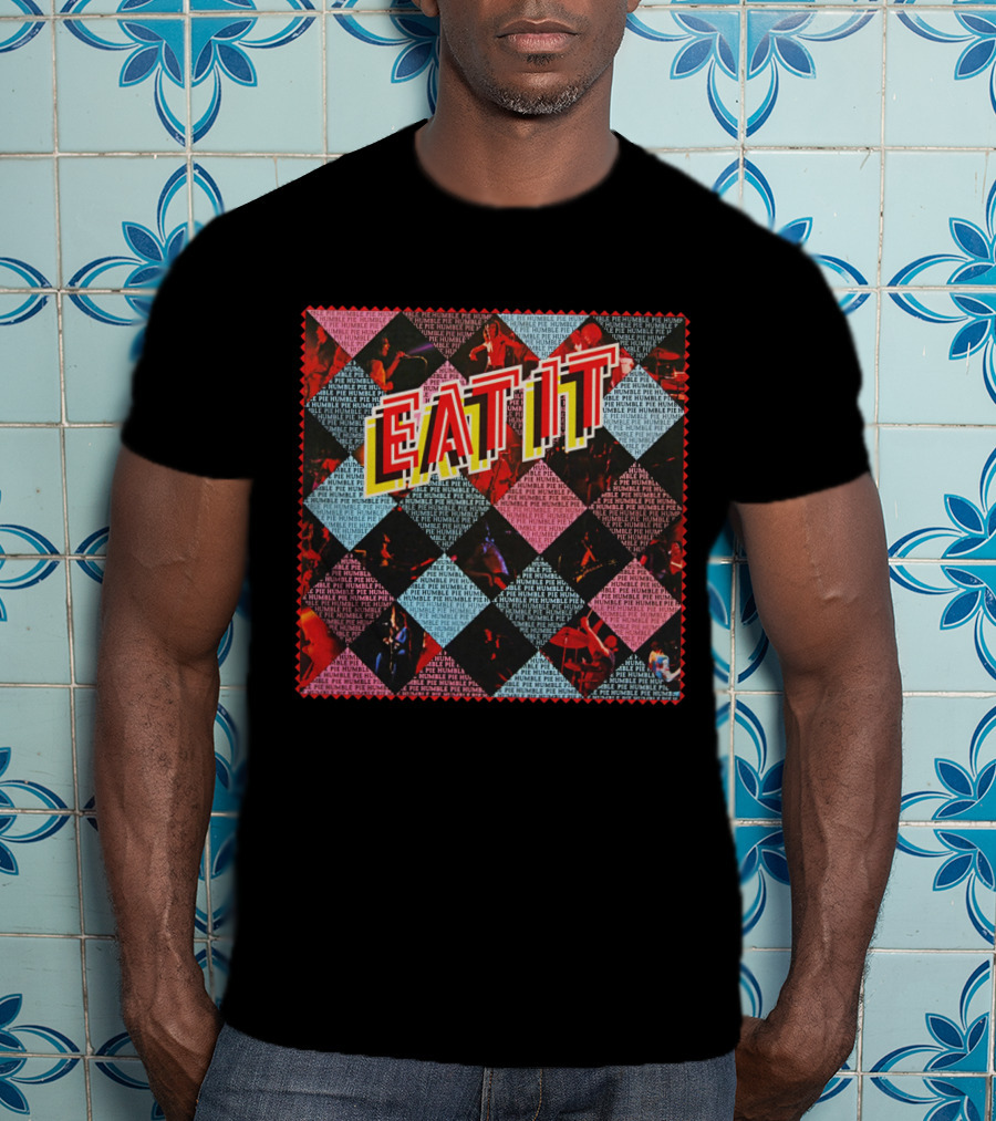 HBP 05 Eat It Vintage Checkerboard Music T-Shirt