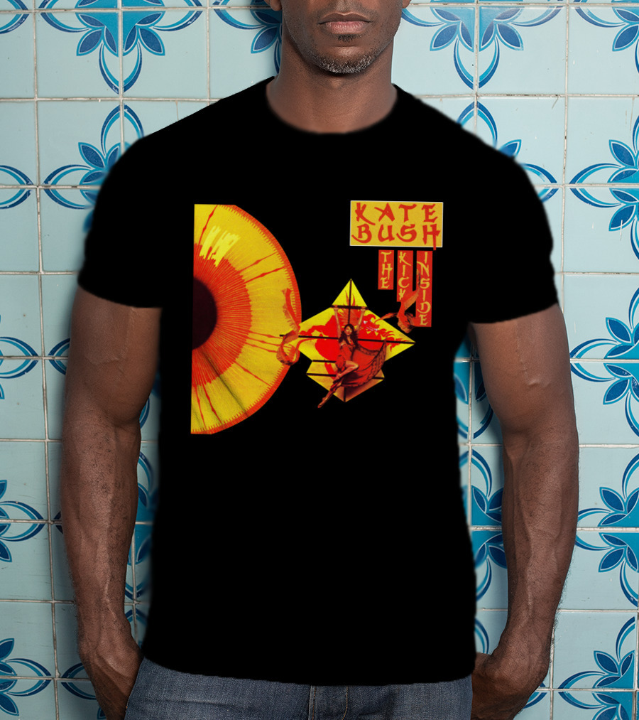 Kate Bush The Kick Inside Eye Sunburst Dance Red And Yellow T-Shirt
