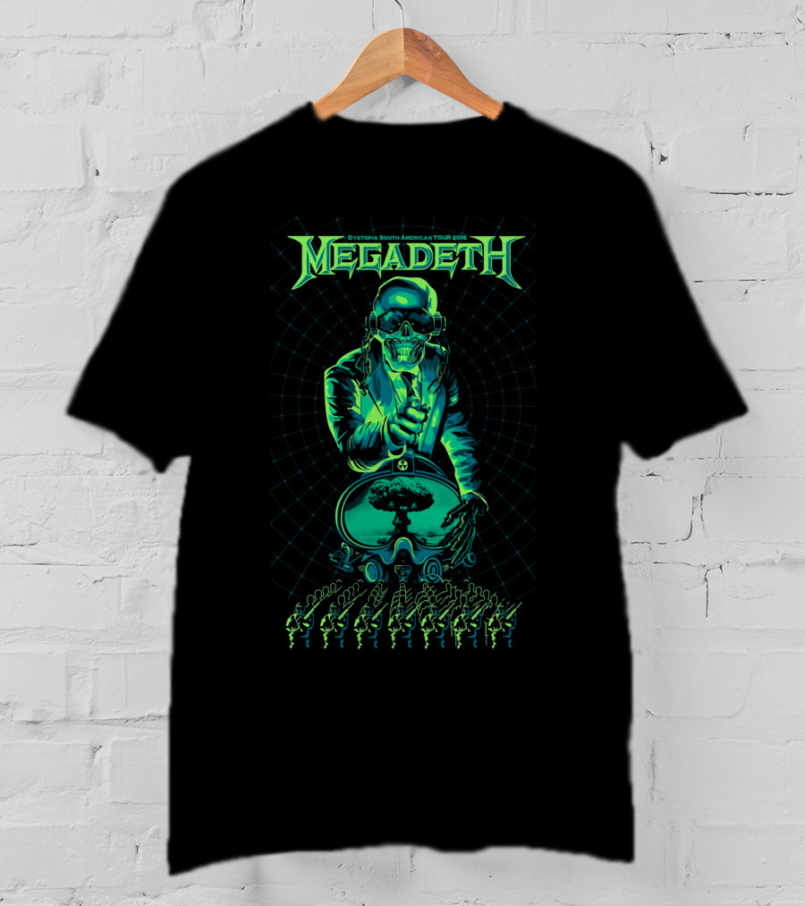 Megadeth Dystopia South American Tour 2016 Explosive T-Shirt