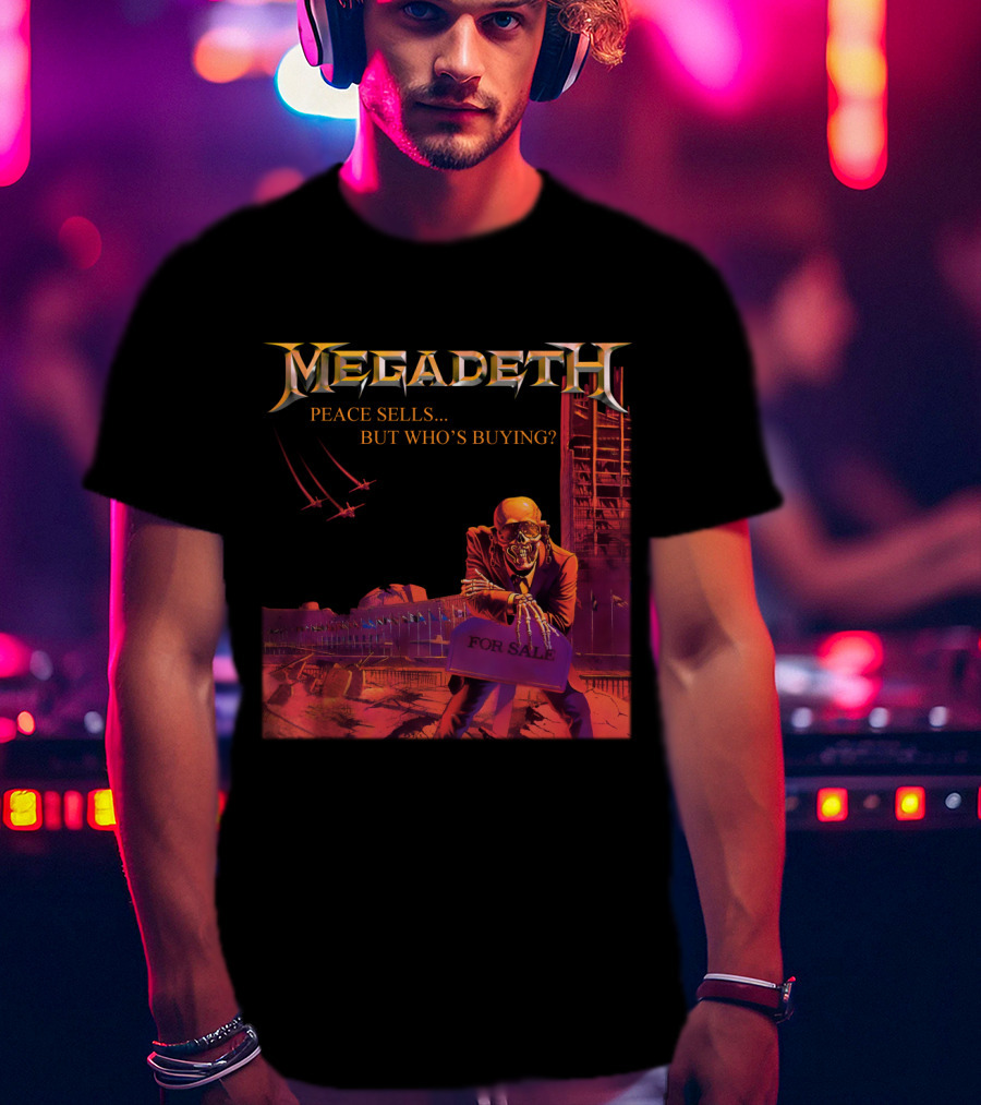 Megadeth MGD 08 Peace Sells But Who's Buying For Sale Scene T-Shirt