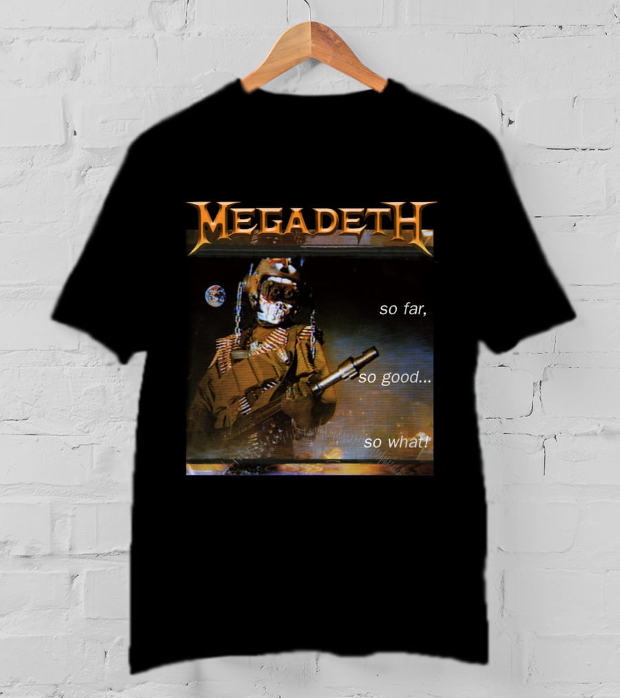 Megadeth So Far So Good So What Album Cover Art MGD 09 T-Shirt