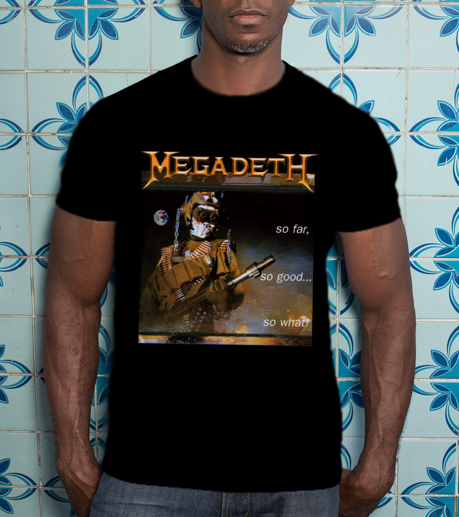 Megadeth So Far So Good So What Album Cover Art MGD 09 T-Shirt
