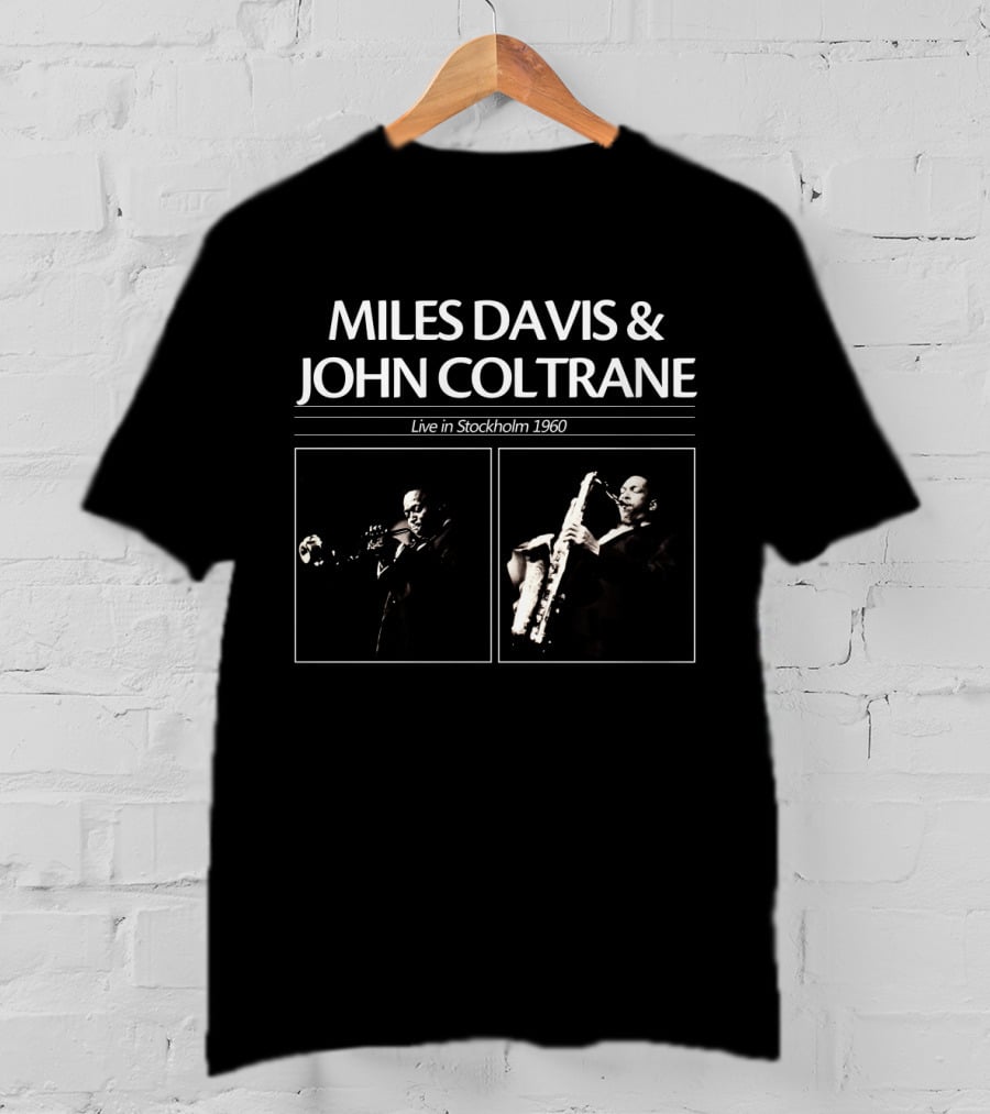 Miles Davis & John Coltrane Live In Stockholm 1960 T-Shirt