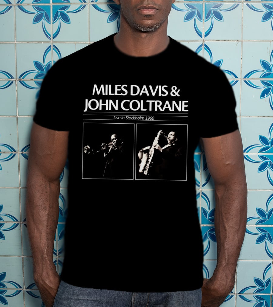 Miles Davis & John Coltrane Live In Stockholm 1960 T-Shirt