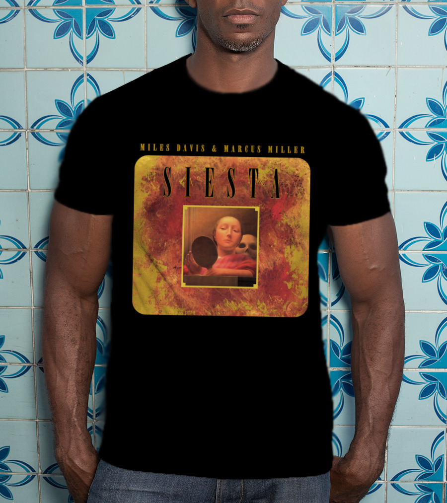 MDV 07 Miles Davis And Marcus Miller Siesta Album Cover T-Shirt