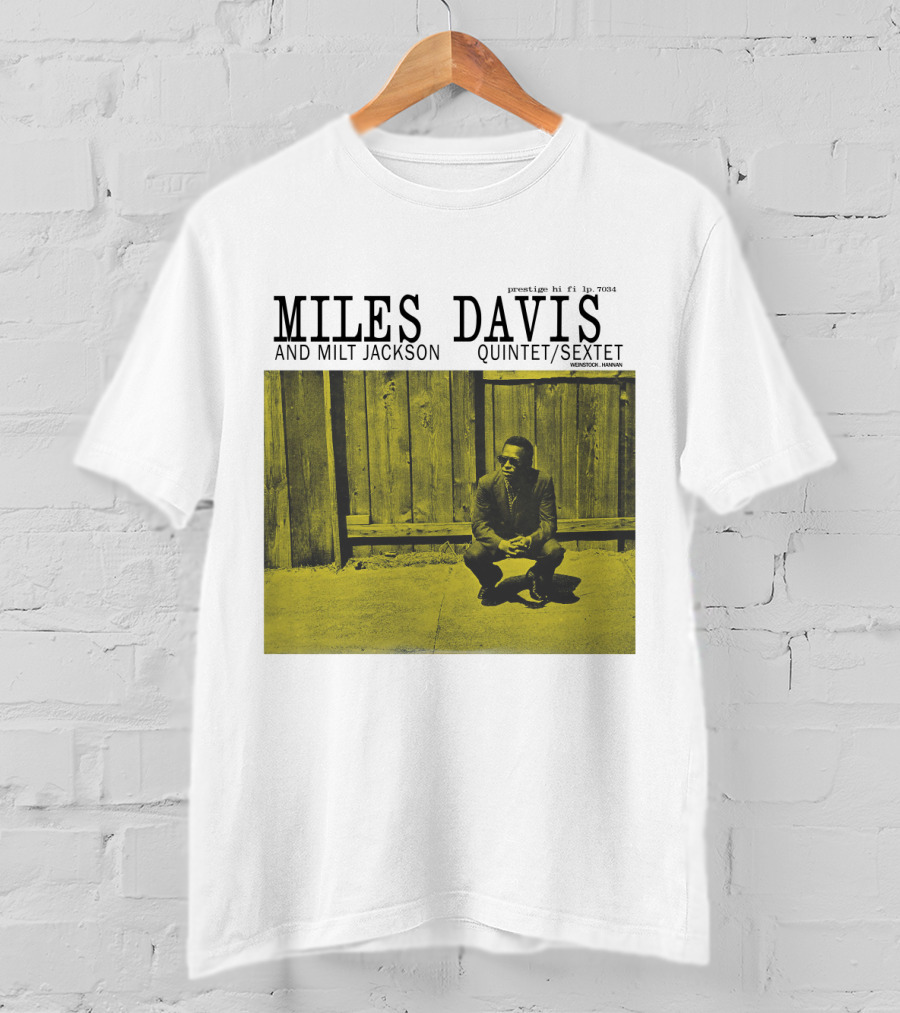 Miles Davis And Milt Jackson Quintet/Sextet Album Cover T-Shirt