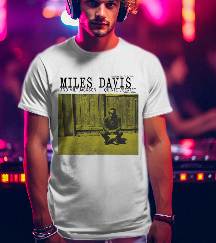 Miles Davis And Milt Jackson Quintet/Sextet Album Cover T-Shirt