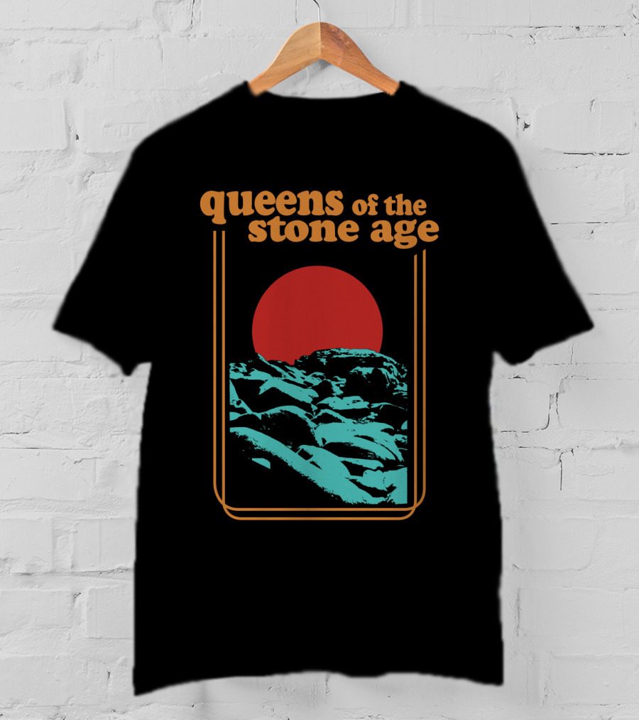 Queens Of The Stone Age Desert Sun Landscape T-Shirt