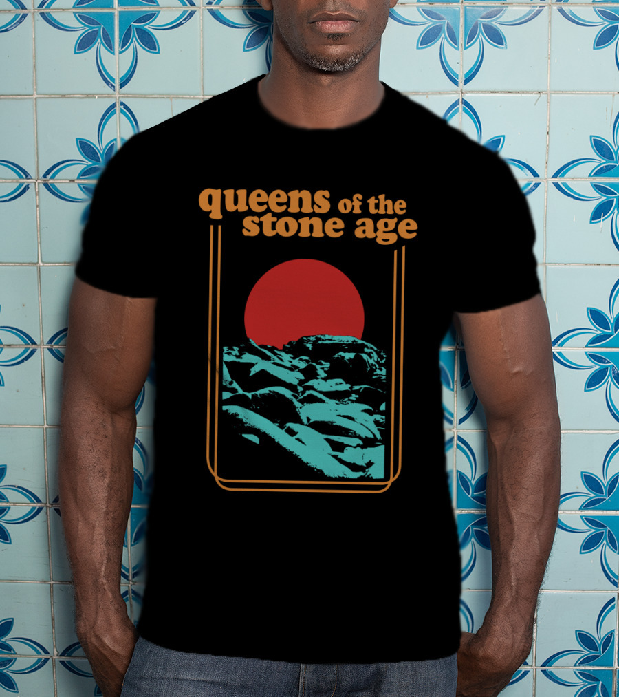 Queens Of The Stone Age Desert Sun Landscape T-Shirt