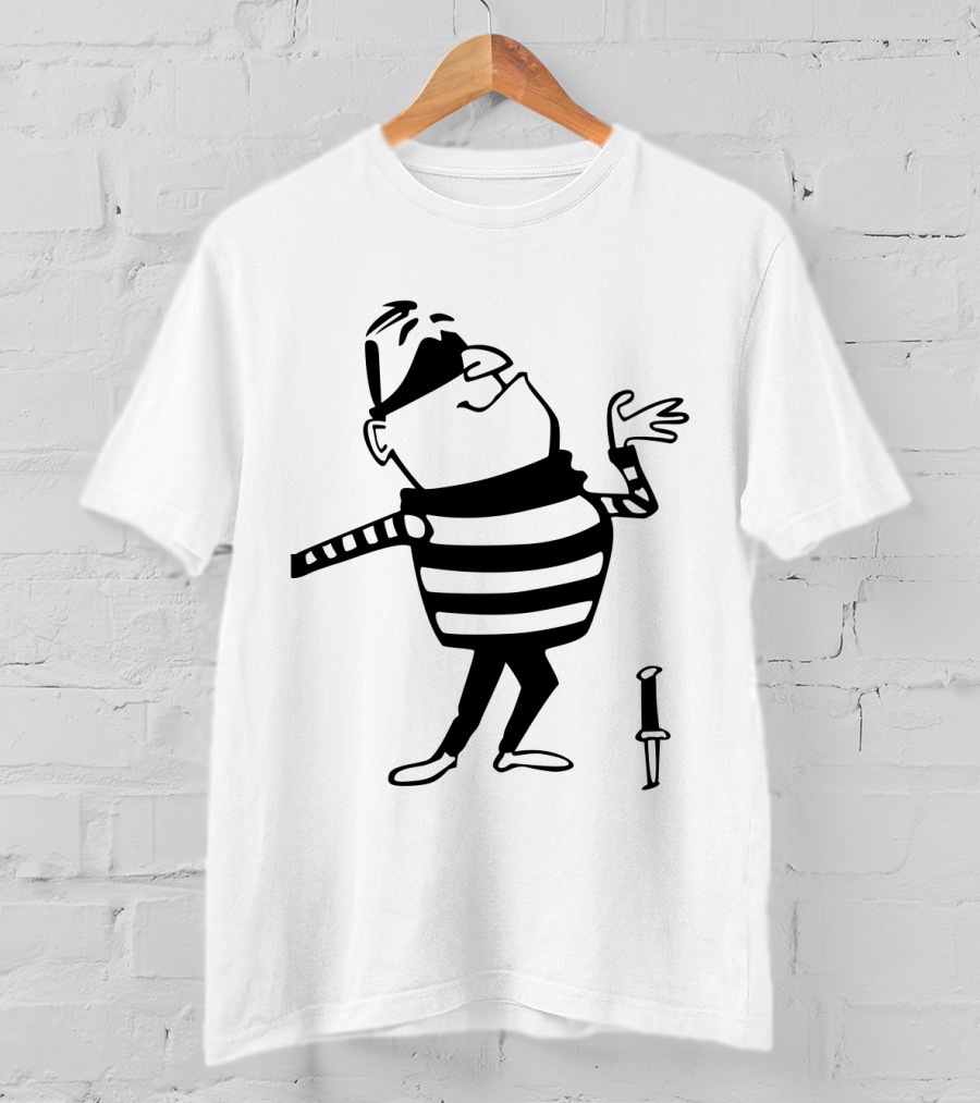 REM 05 Comic Burglar Character T-Shirt