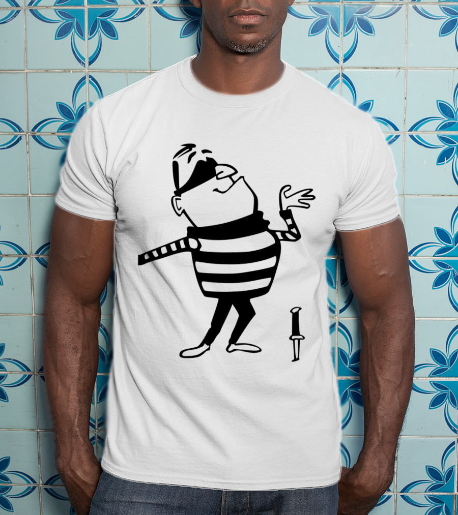 REM 05 Comic Burglar Character T-Shirt