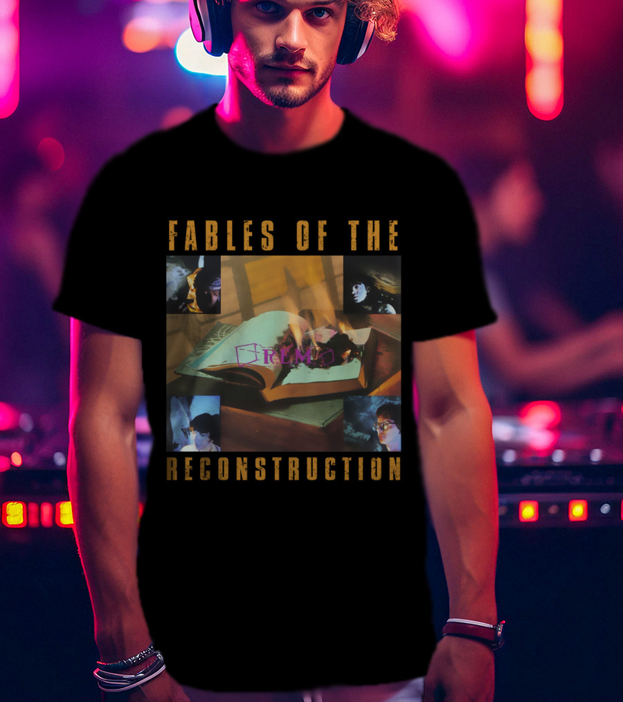 REM Fables Of The Reconstruction Burning Book T-Shirt