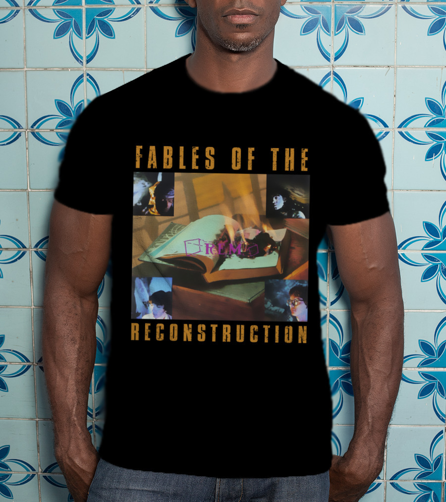 REM Fables Of The Reconstruction Burning Book T-Shirt