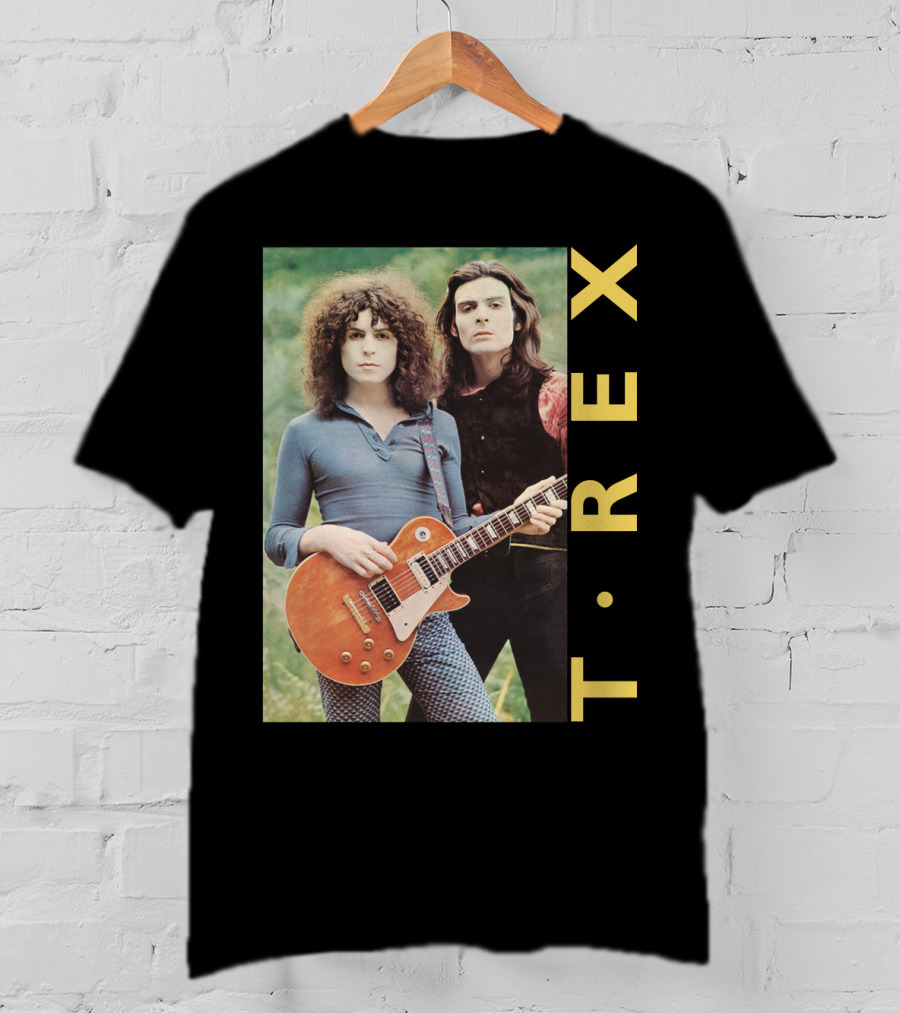 T·rex Band Portrait With Guitarist On Trx T-Shirt