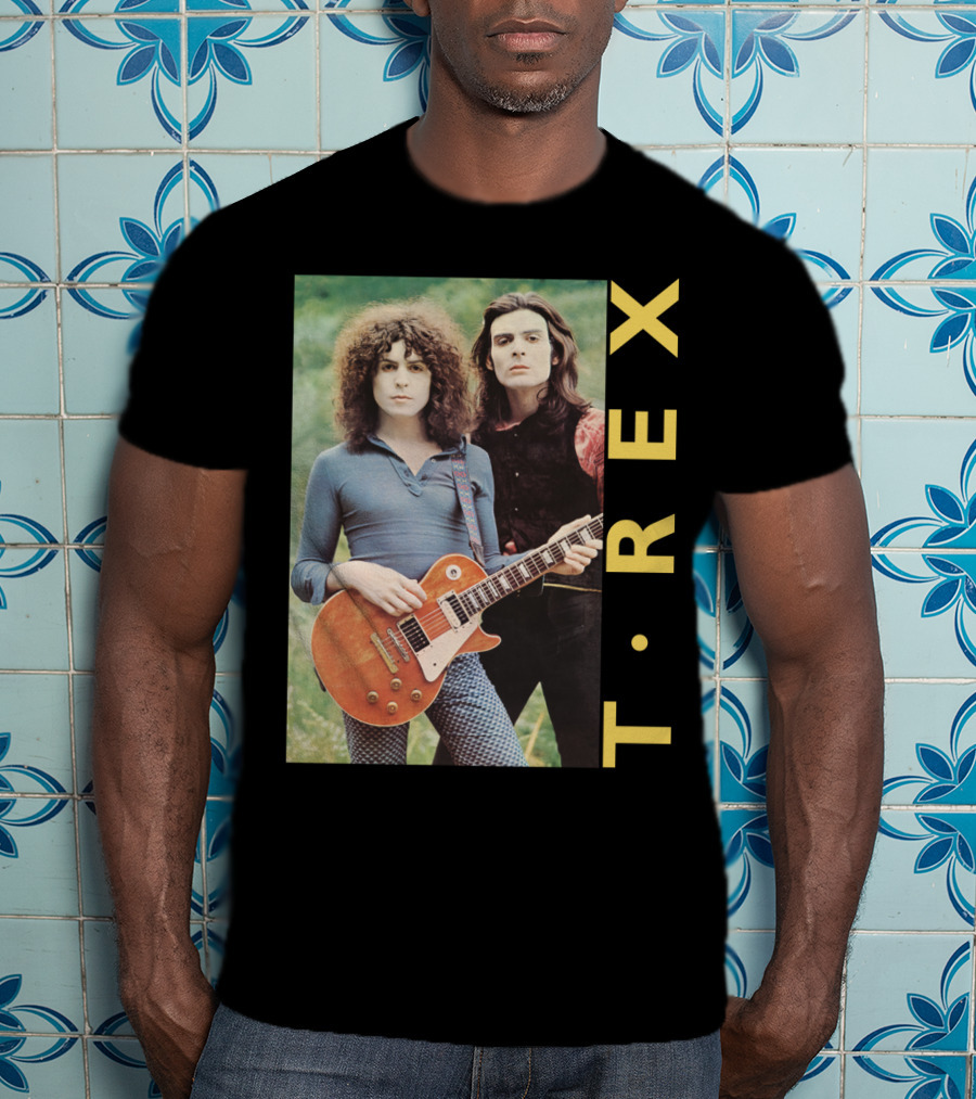 T·rex Band Portrait With Guitarist On Trx T-Shirt