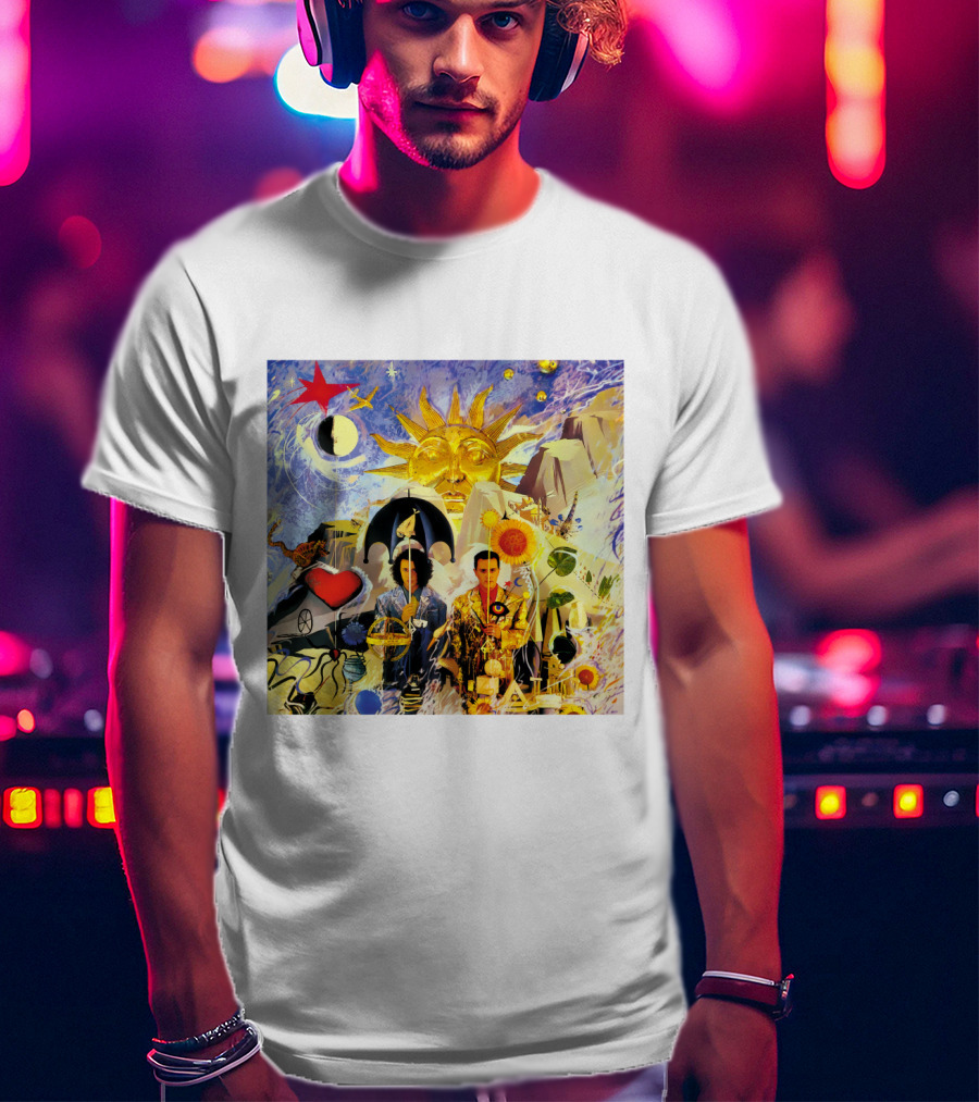 TFF 03 The Seeds Of Love Album Cover Collage Art Psychedelic T-Shirt
